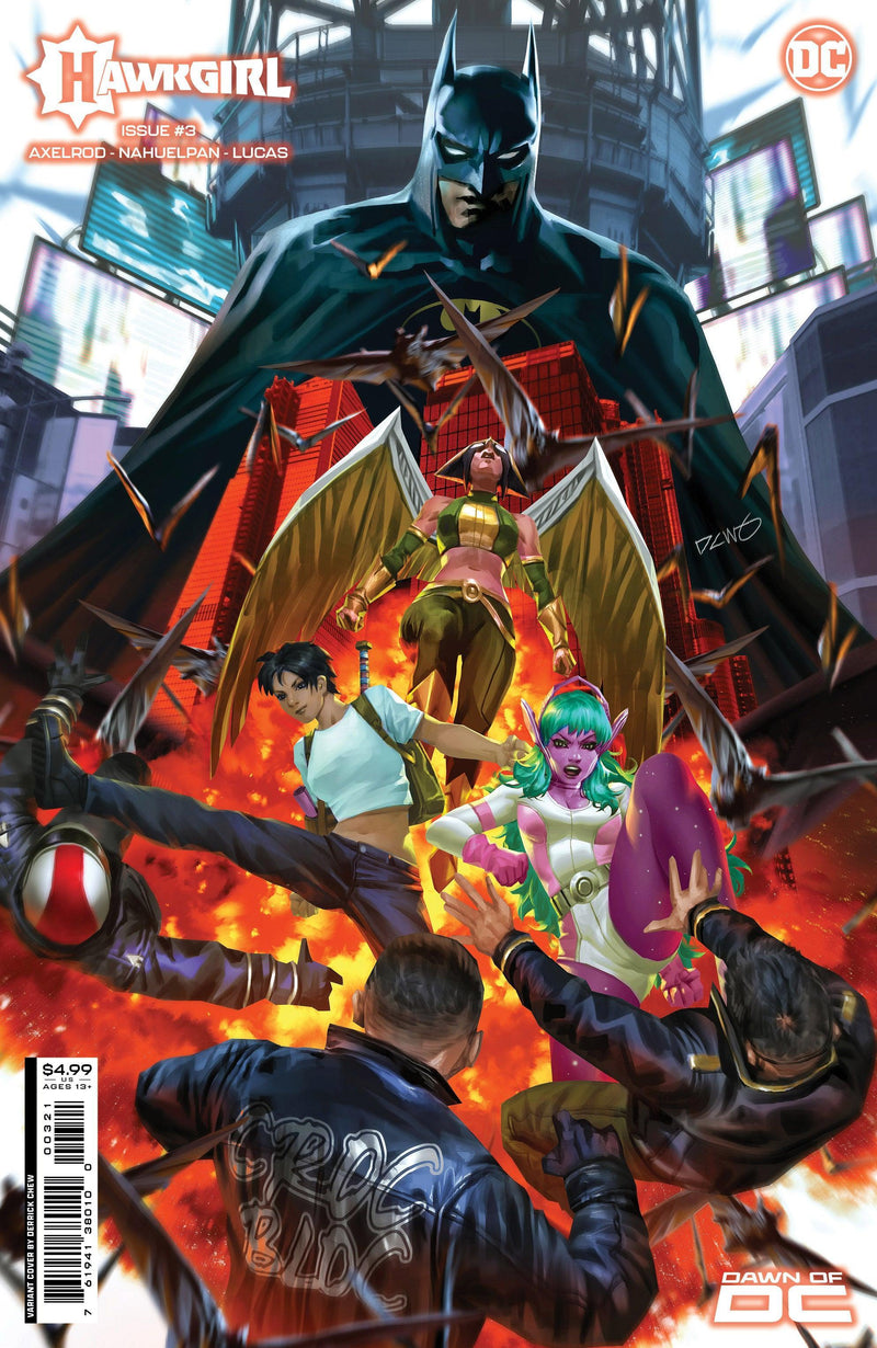 HAWKGIRL VOL 2 (2023) #3 CVR B DERRICK CHEW CARD STOCK VAR
