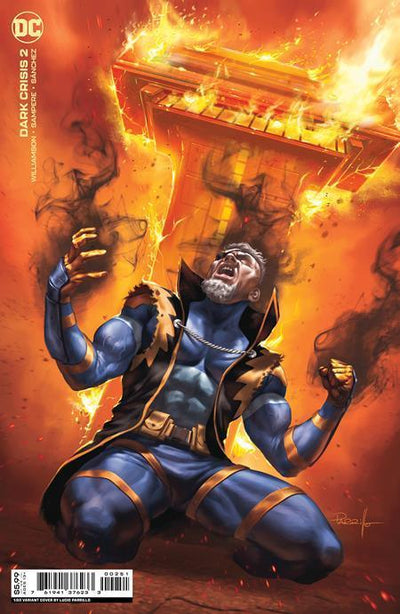 DARK CRISIS #2 CVR E INC 1:50 LUCIO PARRILLO CARD STOCK VAR