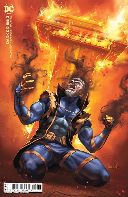 DARK CRISIS #2 CVR E INC 1:50 LUCIO PARRILLO CARD STOCK VAR