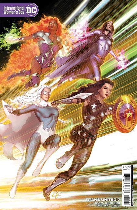 TITANS UNITED #7 CVR C CAT STAGGS INTERNATIONAL WOMENS DAY CARD STOCK VAR