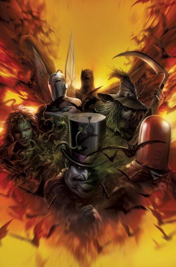 GOTHAM CITY VILLAINS ANNIVERSARY GIANT #1 (ONE SHOT) CVR G INC 1:25 FRANCESCO MATTINA CARD STOCK VAR