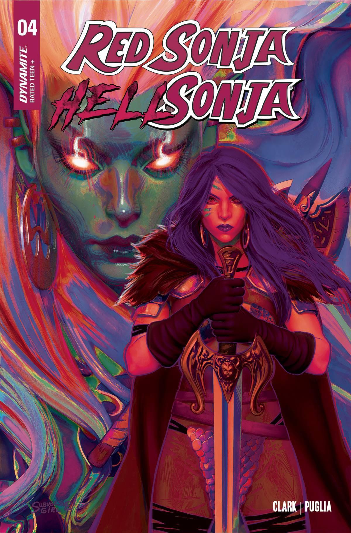 RED SONJA HELL SONJA #4 CVR K FOC PUEBLA ULTRAVIOLET - Kings Comics