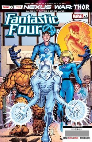 FANTASTIC FOUR VOL 6 (2018) #24 2ND PTG ART ADAMS VAR