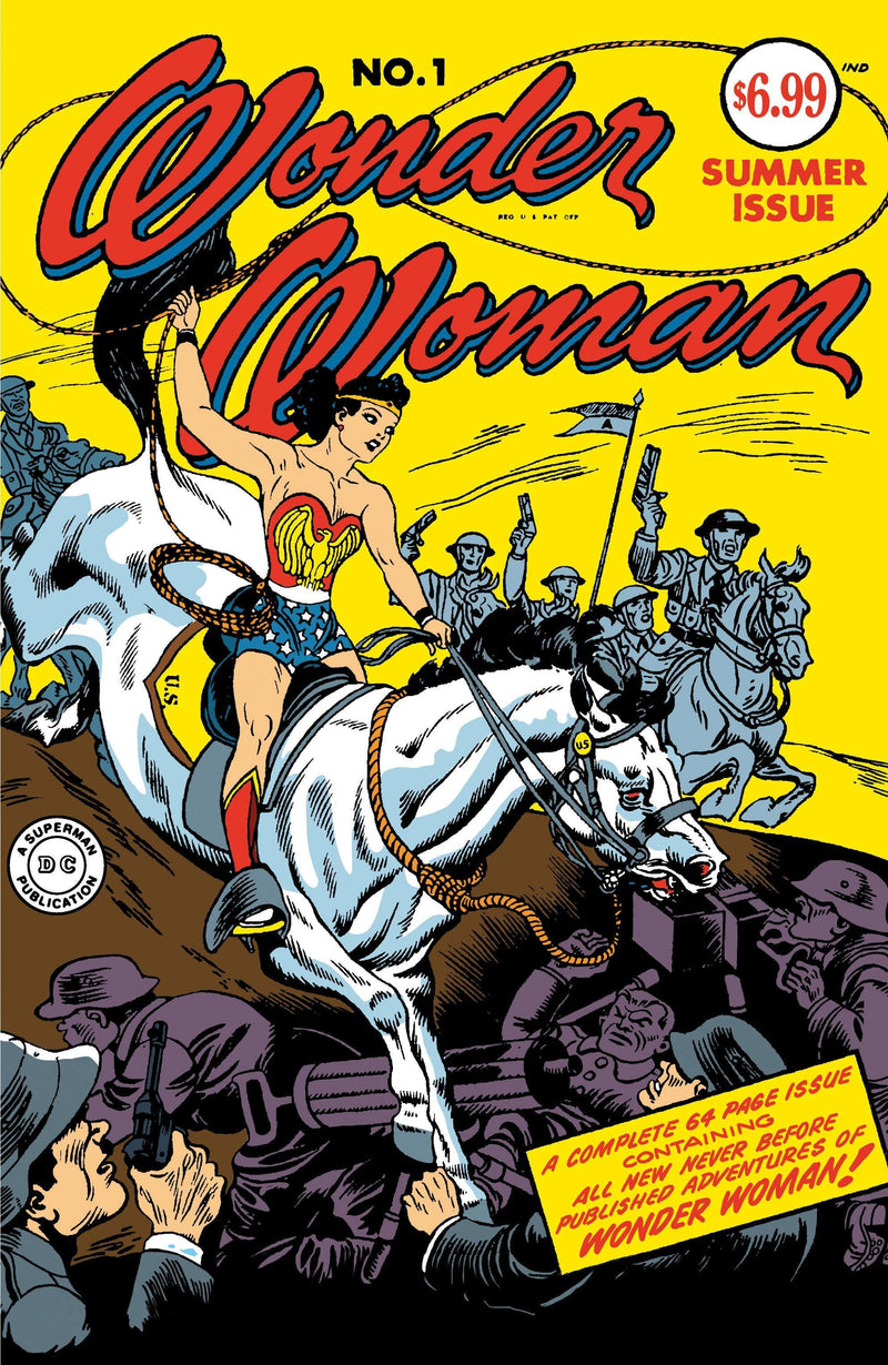 WONDER WOMAN (1942) #1 FACSIMILE EDITION (2023) FACSIMILE EDITION CVR B HARRY G PETER FOIL VAR
