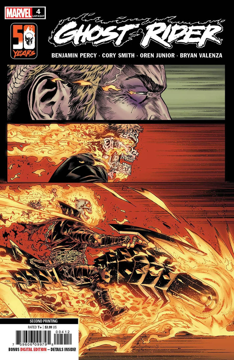 GHOST RIDER VOL 9 #4 2ND PTG SMITH VAR