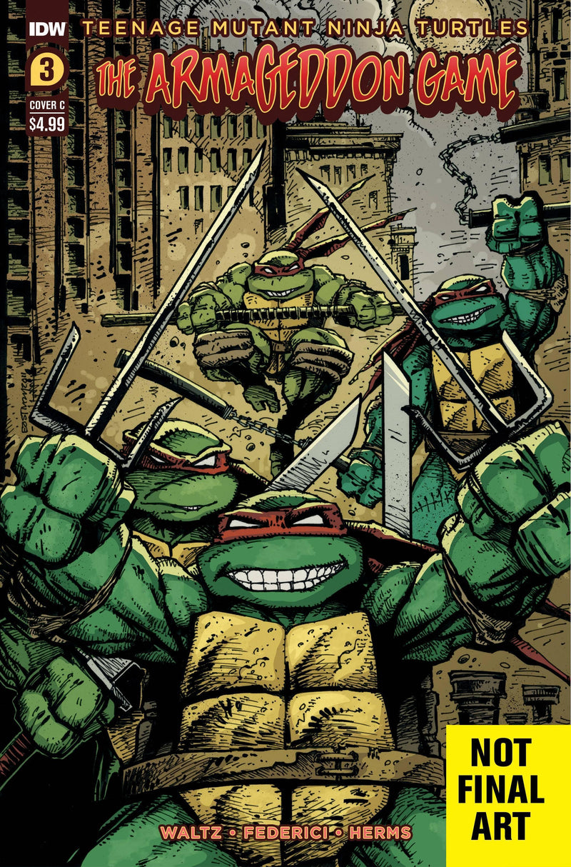 TMNT ARMAGEDDON GAME (2022) #3 CVR C FEDERICI