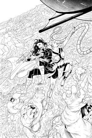 DEJAH THORIS VOL 3 #9 15 COPY GEORGIEV B&W VIRGIN FOC INCV