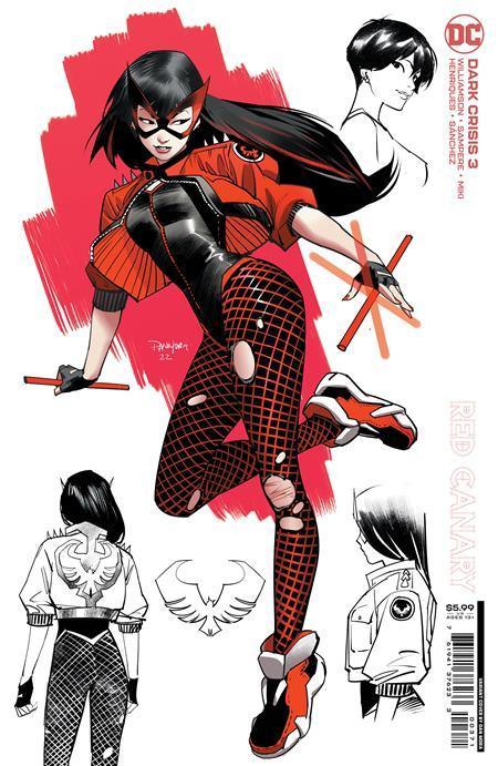 DARK CRISIS (2022) #3 CVR G DAN MORA RED CANARY CARD STOCK VAR