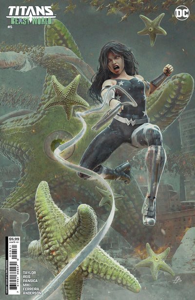TITANS BEAST WORLD (2023) #5 CVR B BJORN BARENDS CARD STOCK VAR