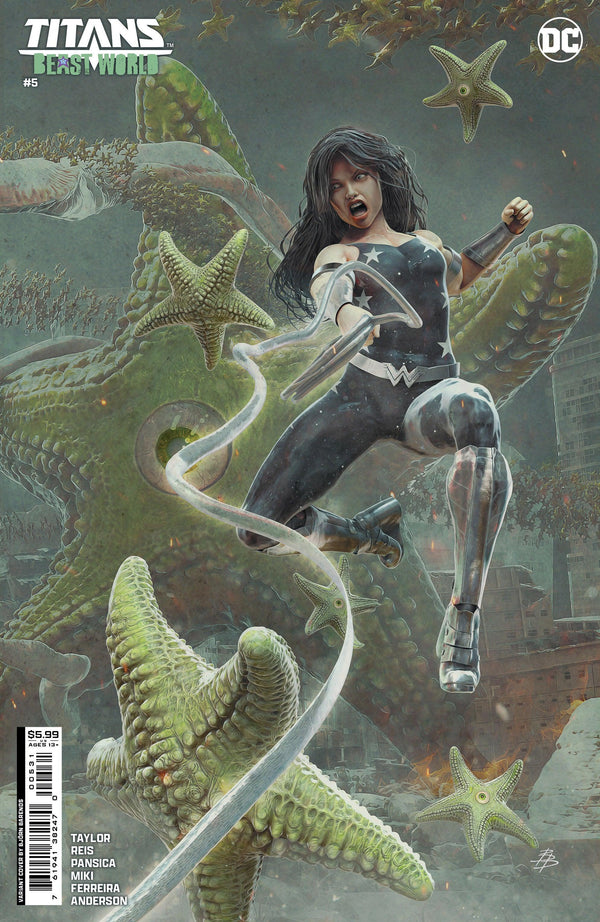 TITANS BEAST WORLD (2023) #5 CVR B BJORN BARENDS CARD STOCK VAR