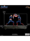 AVENGERS END GAME CAPTAIN AMERICA 2012 BDS ART SCALE 1/10 STATUE