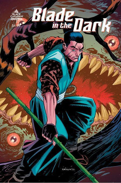 BLADE IN THE DARK (2022) #1 CVR B INC 1:10 ADAM KMIOLEK VAR