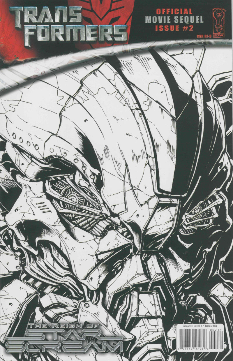 TRANSFORMERS REIGN OF STARSCREAM #2 25 COPY INCV