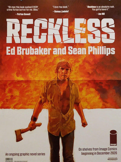 RECKLESS SEAN PHILLIPS FOLDED PROMO POSTER