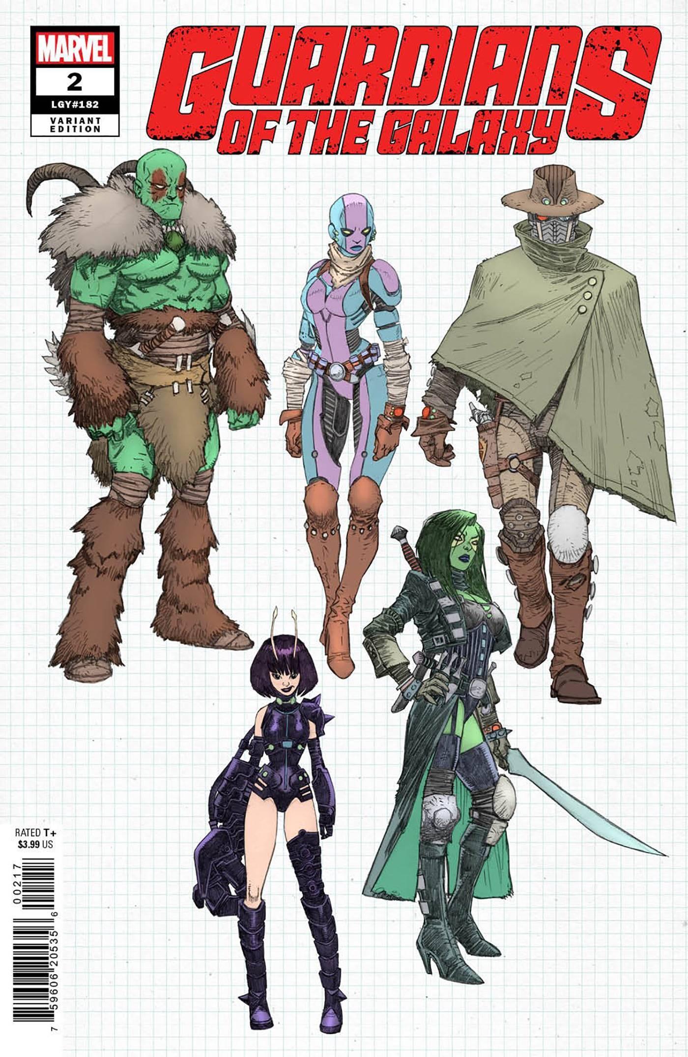 GUARDIANS OF THE GALAXY VOL 7 (2023) #2 10 COPY INCV WALKER DESIGN VAR - Kings Comics