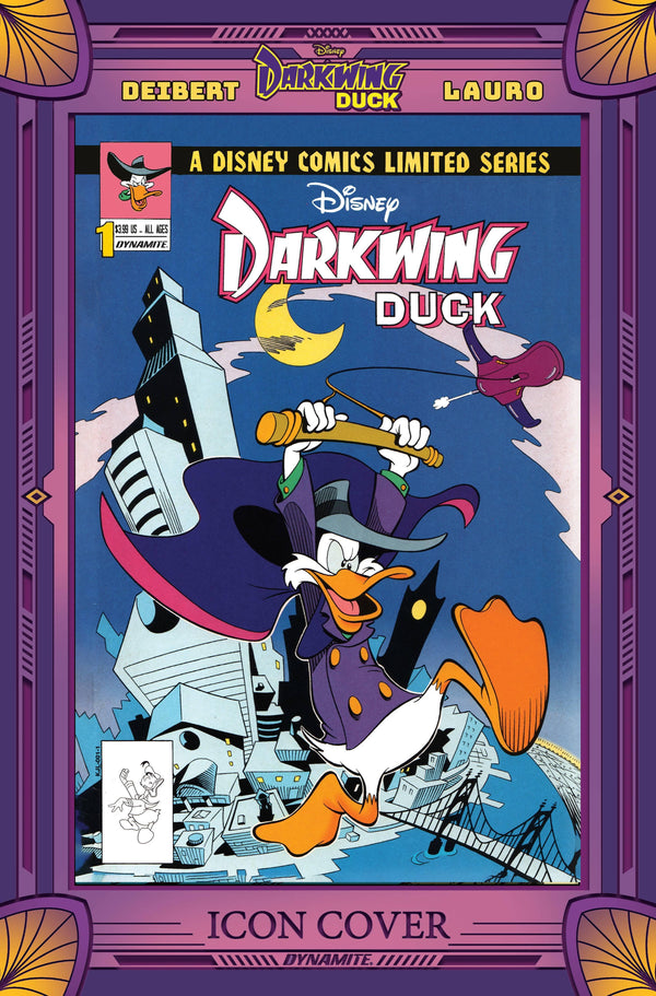 DARKWING DUCK VOL 3 (2023) #1 CVR H 10 COPY INCV MOORE MODERN ICON 1991