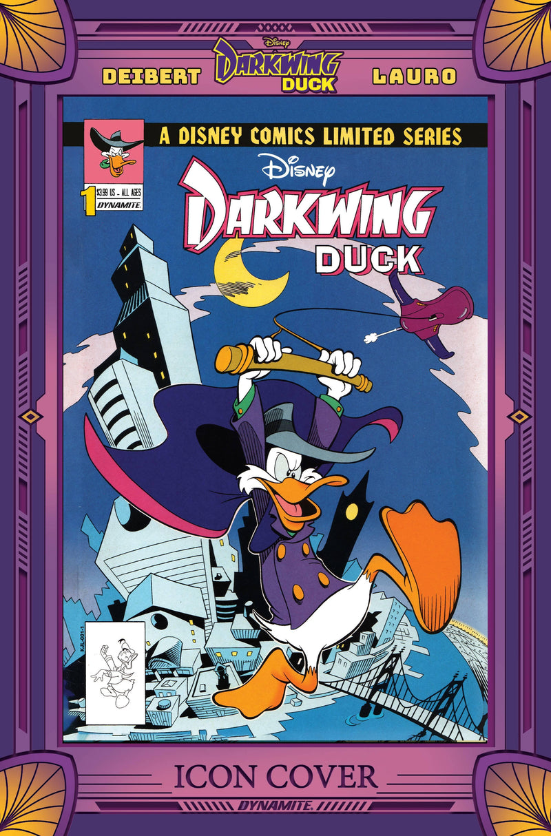DARKWING DUCK VOL 3 (2023) #1 CVR H 10 COPY INCV MOORE MODERN ICON 1991