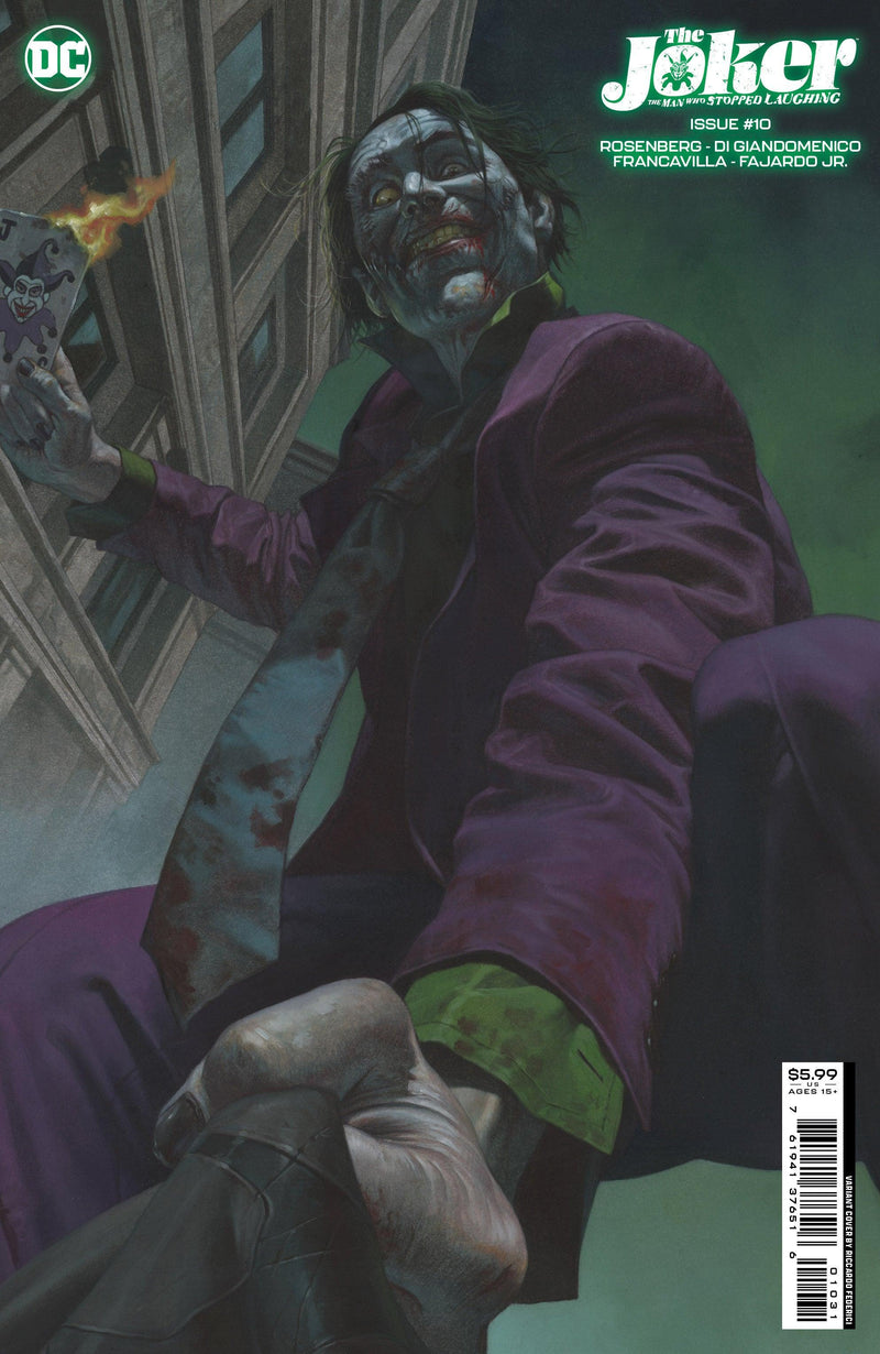 JOKER THE MAN WHO STOPPED LAUGHING (2022) #10 CVR C RICCARDO FEDERICI VAR