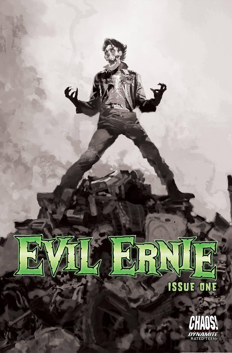 EVIL ERNIE VOL 5 #1 CVR E 1:20 COPY INCV SUYDAM B&W
