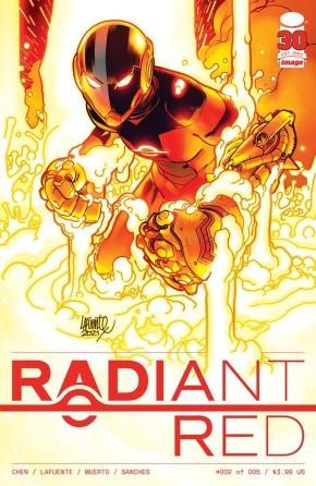RADIANT RED FOLDED PROMO POSTER