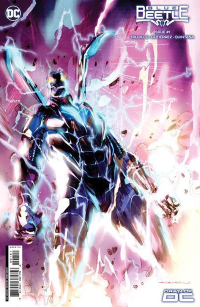 BLUE BEETLE VOL 5 (2023) #1 CVR F INC 1:25 KERON GRANT CARD STOCK VAR