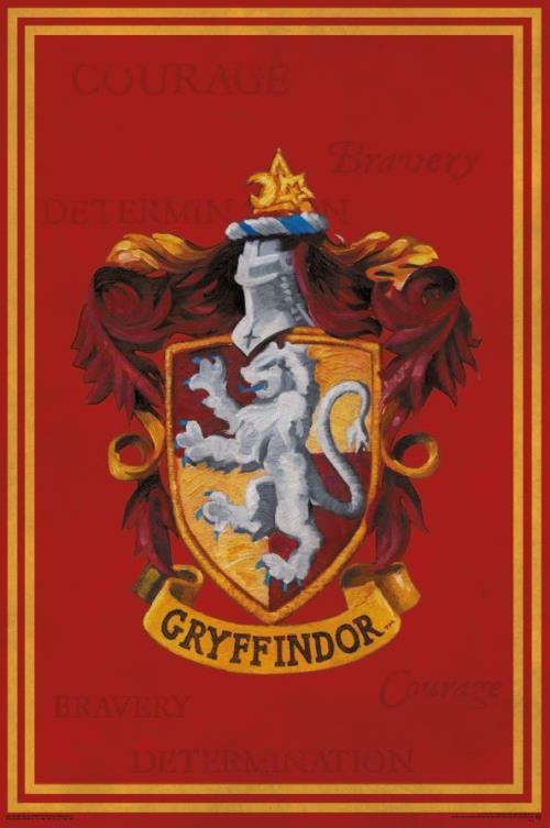 HARRY POTTER GRYFFINDOR CREST POSTER
