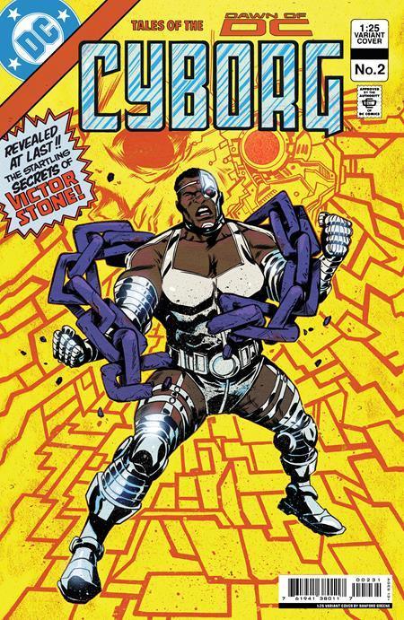 CYBORG VOL 3 (2023) #2 CVR C INC 1:25 SANFORD GREENE CARD STOCK VAR - Kings Comics