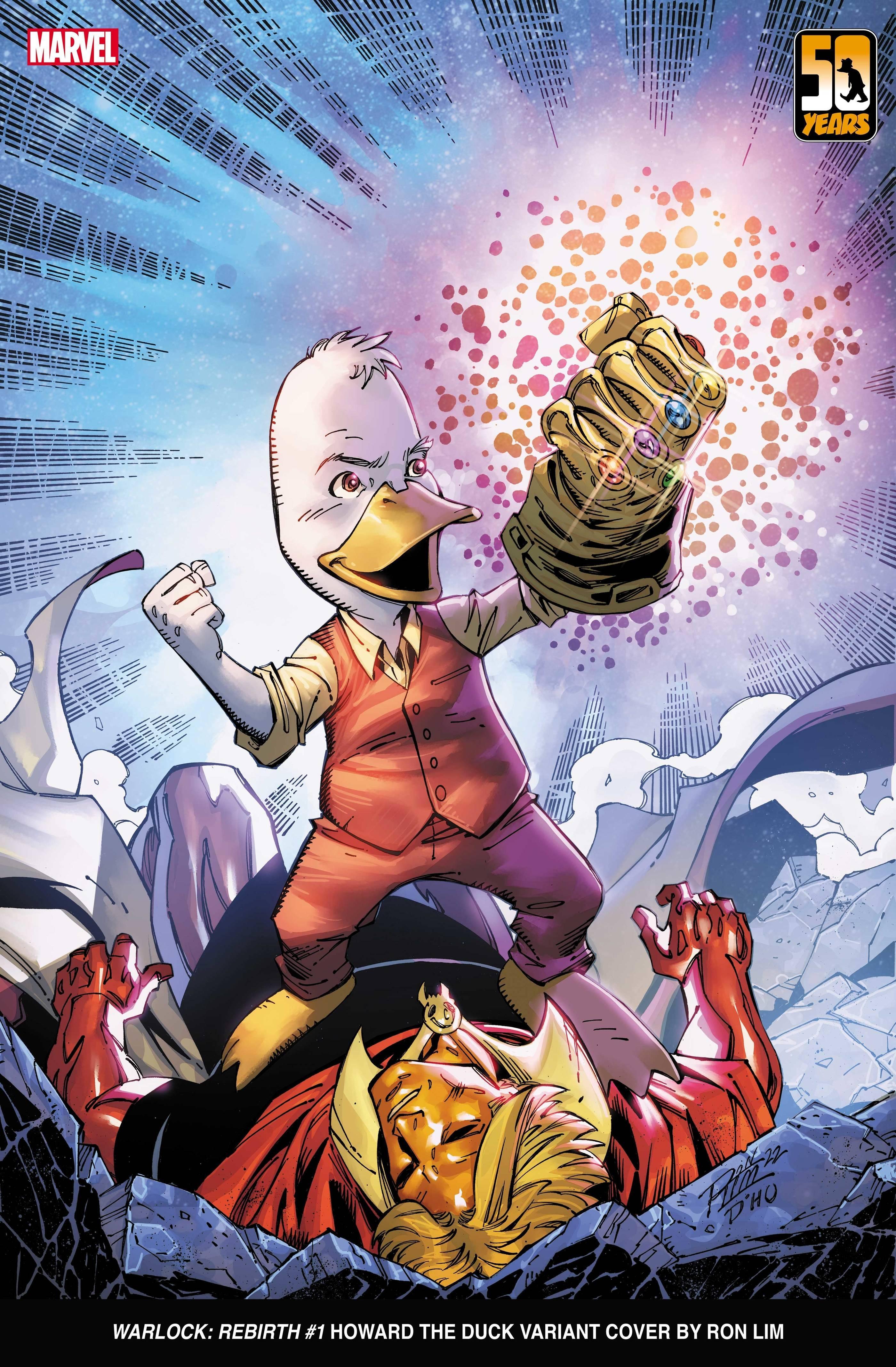 WARLOCK REBIRTH (2023) #1 RON LIM HOWARD THE DUCK VAR - Kings Comics