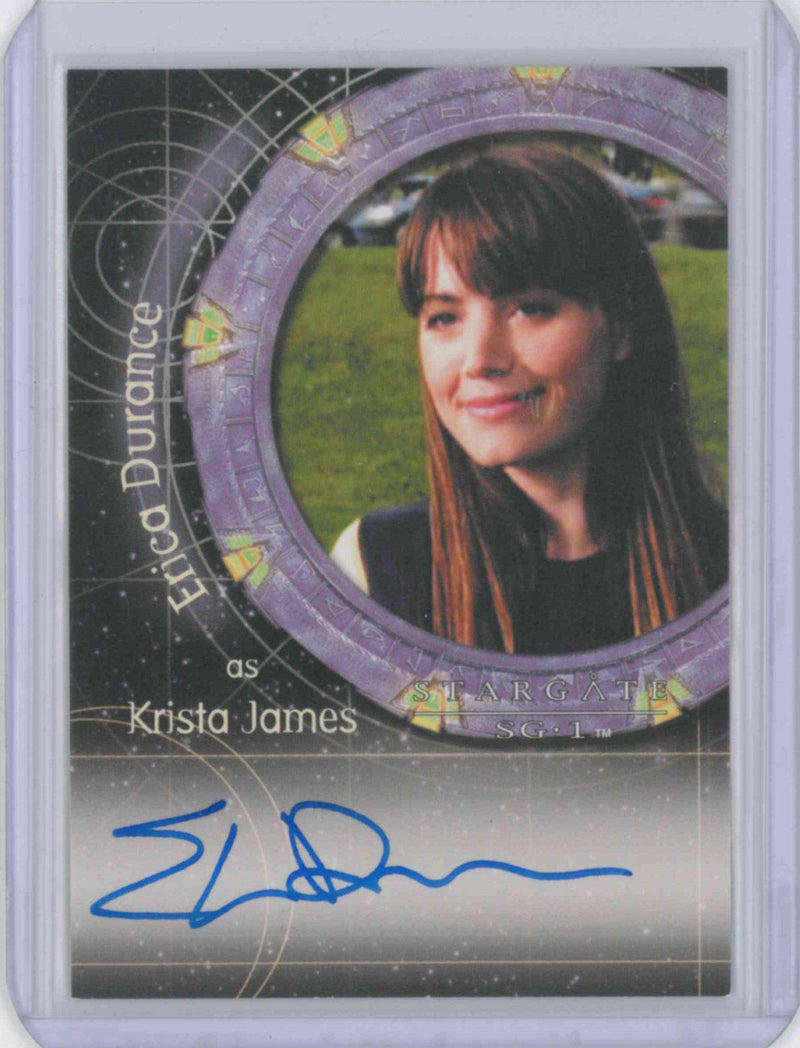 STARGATE SG-1 AUTOGRAPH SIGNED #A68 ERICA DURANCE / KRISTA JAMES