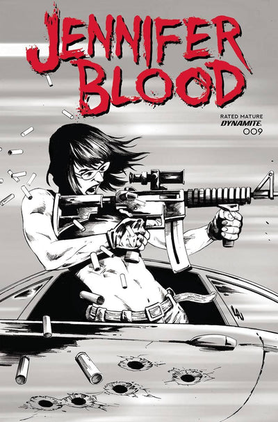 JENNIFER BLOOD VOL 2 #9 CVR G 15 COPY INCV LAU B&W