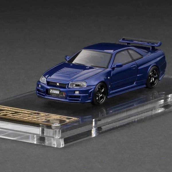 IGNITION MODEL 1/64 NISMO R34 GTR Z-TUNE BAYSIDE BLUE - Kings Comics