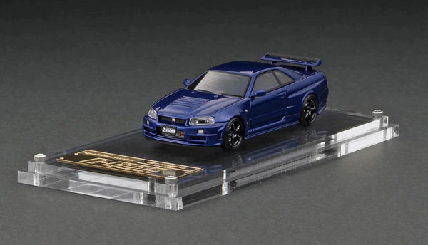 IGNITION MODEL 1/64 NISMO R34 GTR Z-TUNE BAYSIDE BLUE