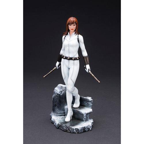 MARVEL UNIVERSE BLACK WIDOW WHITE COSTUME PX ARTFX PREMIER - Kings Comics