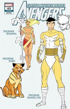AVENGERS VOL 7 #43 GARRON DESIGN VAR - Kings Comics