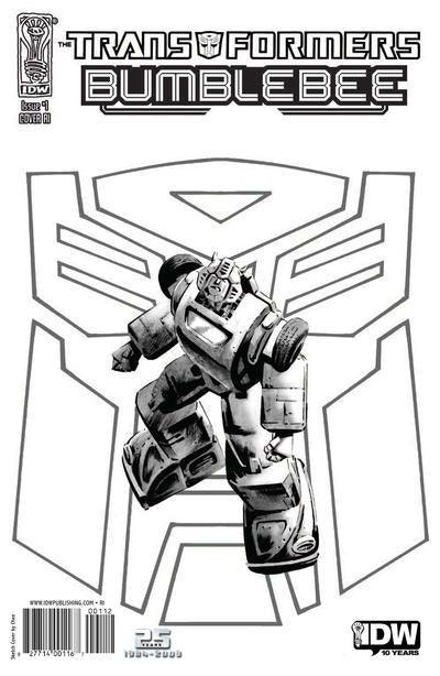 TRANSFORMERS BUMBLEBEE #1 10 COPY CHEE SKETCH INCV