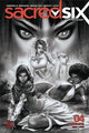 SACRED SIX #4 7 COPY CHATZOUDIS B&W FOC INCV