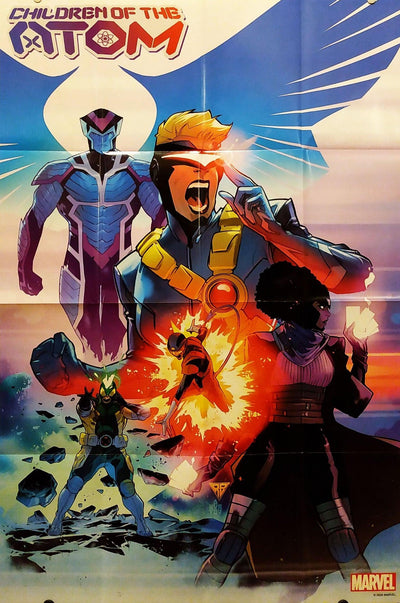 X-MEN CHILDREN OF THE ATOM #1 BERNARD CHANG FOLDED PROMO POSTER