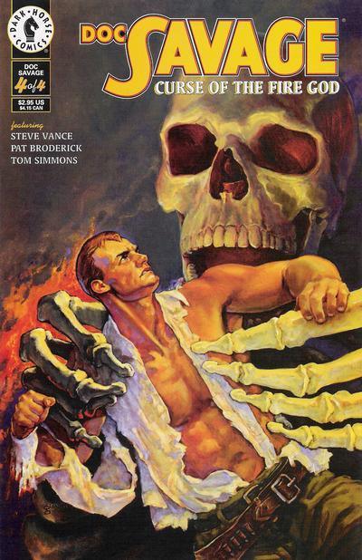 DOC SAVAGE CURSE OF THE FIRE GOD (1995) SET OF FOUR - Kings Comics