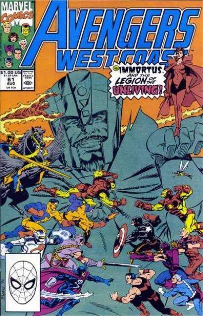 AVENGERS WEST COAST #61 - Kings Comics