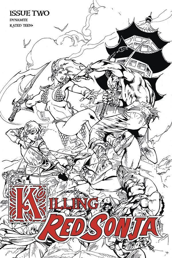 KILLING RED SONJA #2 7 COPY CASTRO B&W FOC INCV