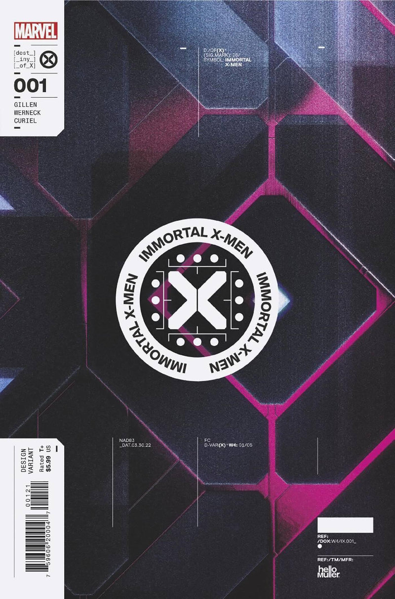 IMMORTAL X-MEN (2022) #1 1:10 MULLER DESIGN VAR