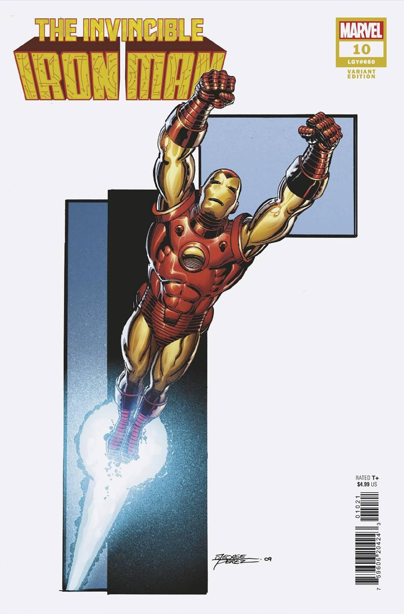 INVINCIBLE IRON MAN VOL 4 (2022) #10 GEORGE PEREZ VAR