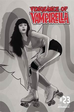 VENGEANCE OF VAMPIRELLA VOL 2 #23 CVR G 25 COPY INCV OLIVER B&W