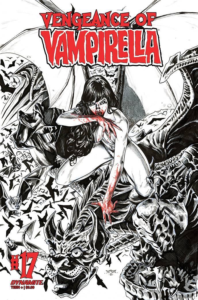 VENGEANCE OF VAMPIRELLA VOL 2 #17 11 COPY STA MARIA B&W FOC INCV