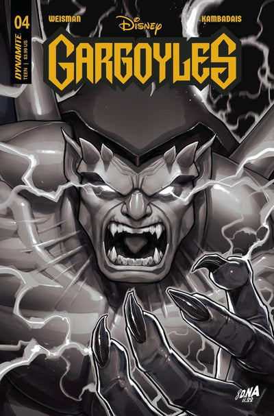 GARGOYLES VOL 3 (2022) #4 CVR I 15 COPY INCV NAKAYAMA B&W