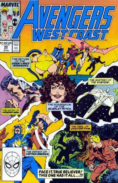 AVENGERS WEST COAST #49 - Kings Comics