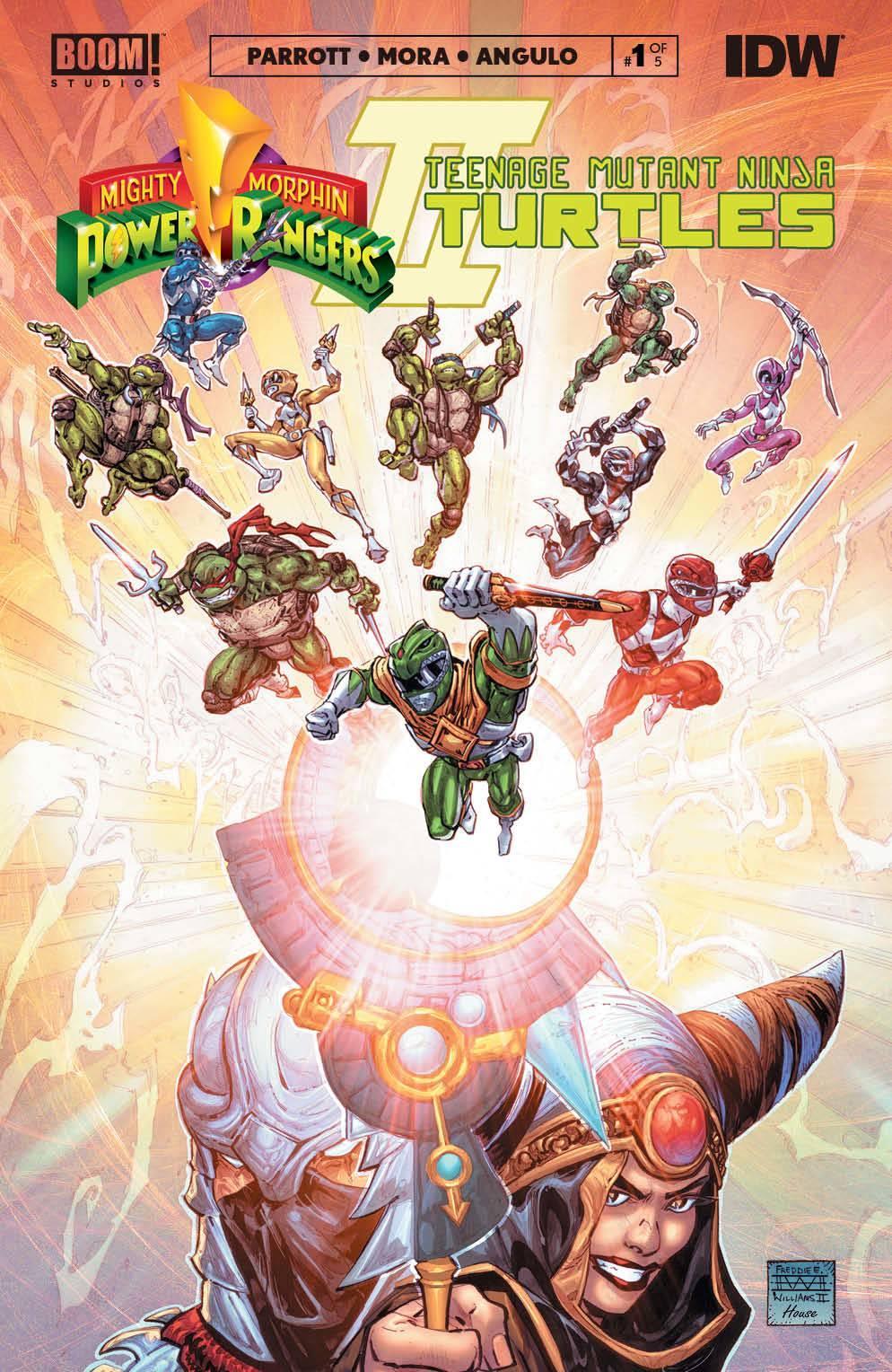 MMPR TMNT II (2022) #1 CVR K DLX ED VAR WILLIAMS II - Kings Comics