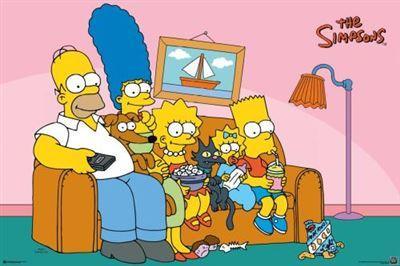 THE SIMPSONS COUCH POSTER - Kings Comics