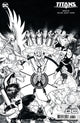 TITANS VOL 4 (2023) #3 CVR E INC 1:50 NICOLA SCOTT B&W CARD STOCK VAR