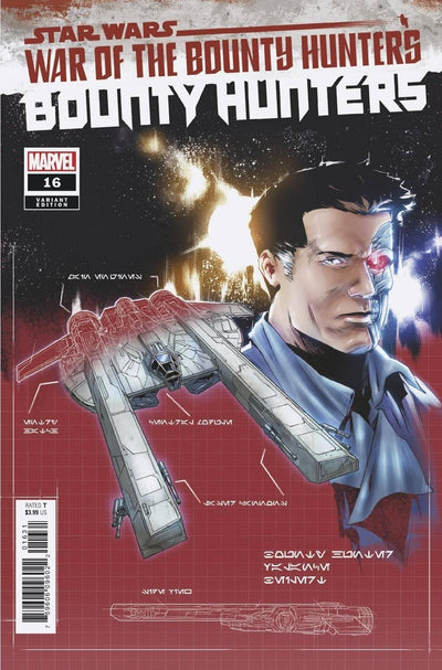 STAR WARS BOUNTY HUNTERS (2020) #16 VILLANELLI BLUEPRINT VAR WOBH